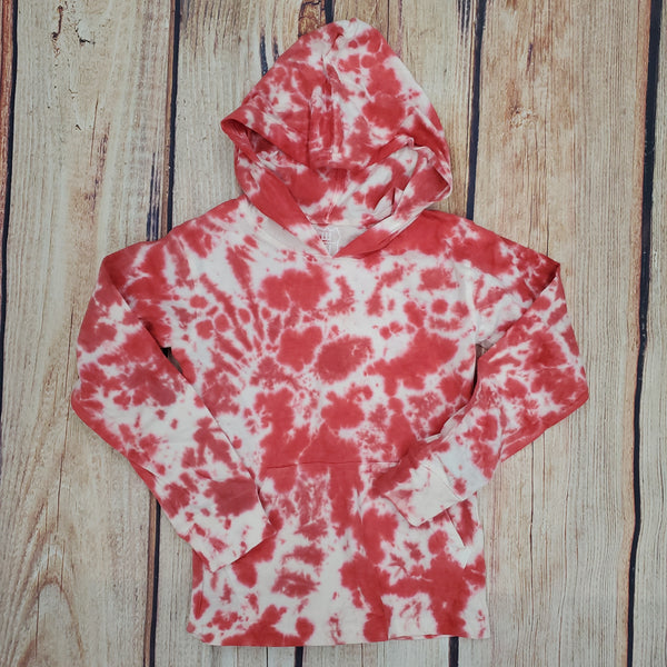 WES AND WILLY TIE DYE HOODED PULLOVER