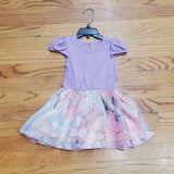 Isobella and Chloe Lavender and Floral Dress